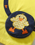 Chick Appliqué Short Sleeve Set - Mini Taylor