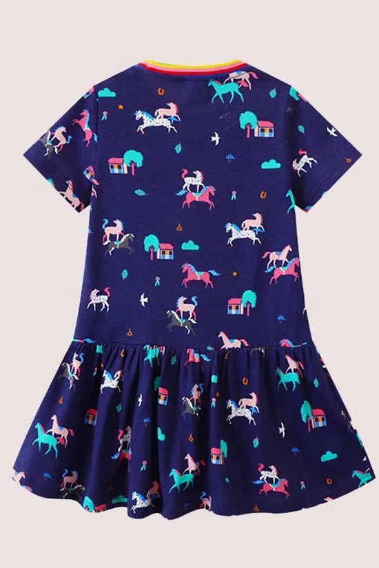 Cloud Unicorn Print Dress - Mini Taylor