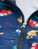 Color Car Printing Zipper Jacket - Mini Taylor