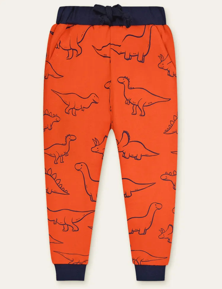 Color Cartoon Printed Sweatpants - Mini Taylor