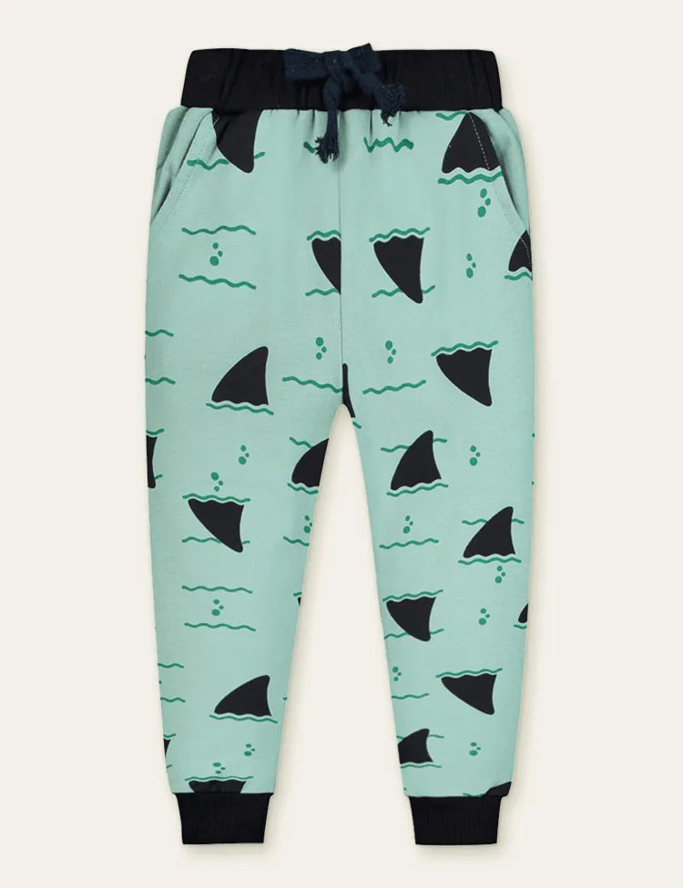 Color Cartoon Printed Sweatpants - Mini Taylor