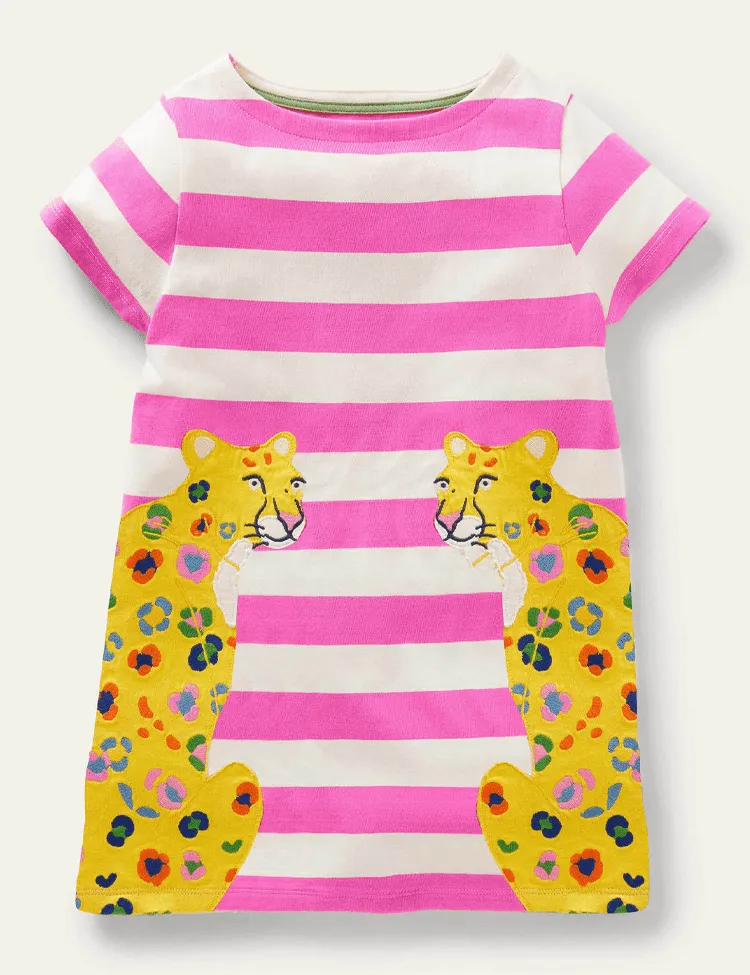 Cotton Appliqué Dress - Mini Taylor