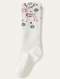 Cute Elk Knitted Printed Leggings - Mini Taylor
