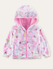 Cute Rabbit Printed Jacket - Mini Taylor