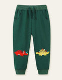 Pantalon de survêtement à appliqué dinosaure
