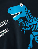 Dinosaur Fossil Color Printed Sweatshirt - Mini Taylor