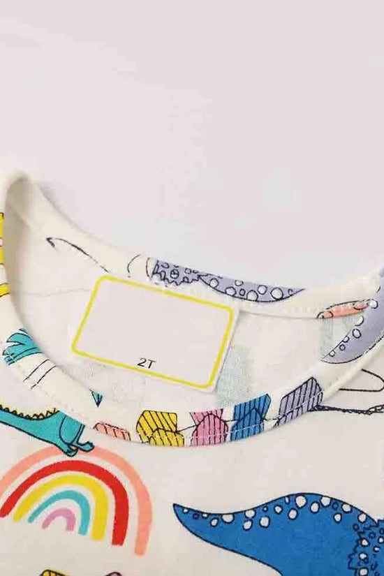 Dinosaur Full Print Dress - Mini Taylor