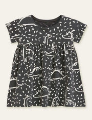 Dinosaur Printed Dress - Mini Taylor