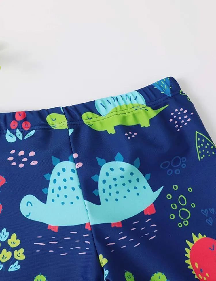 Dinosaur Swim Suit + Cap - Mini Taylor