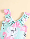 Flamingo One-Piece Swimsuit - Mini Taylor