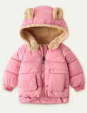 Fleece Zipper Cotton-Padded Jacket - Mini Taylor
