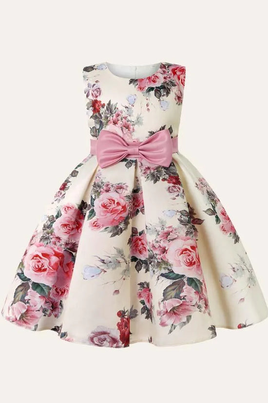 Floral Bow Party Dress - Mini Taylor