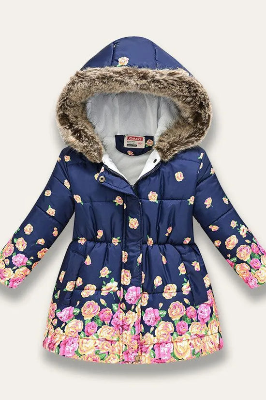 Floral Print Cotton Coat - Mini Taylor