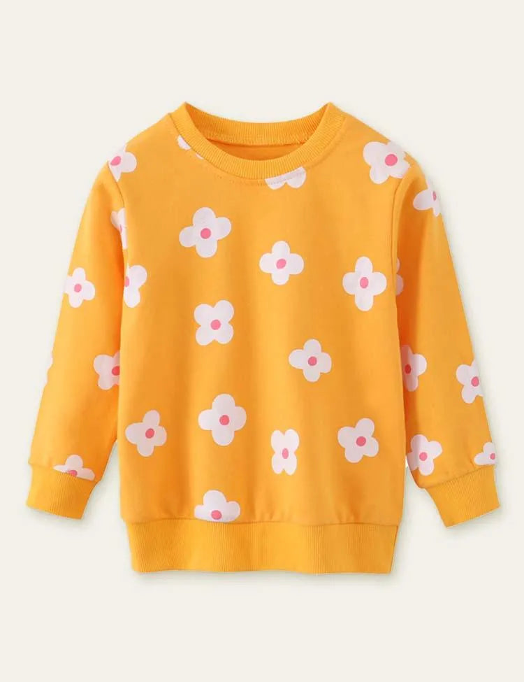 Floral Printed Sweatshirt - Mini Taylor
