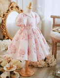 Flower Print Princess Dress - Mini Taylor