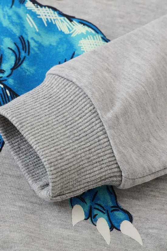 Glowing Dinosaur Printed Sweater - Mini Taylor