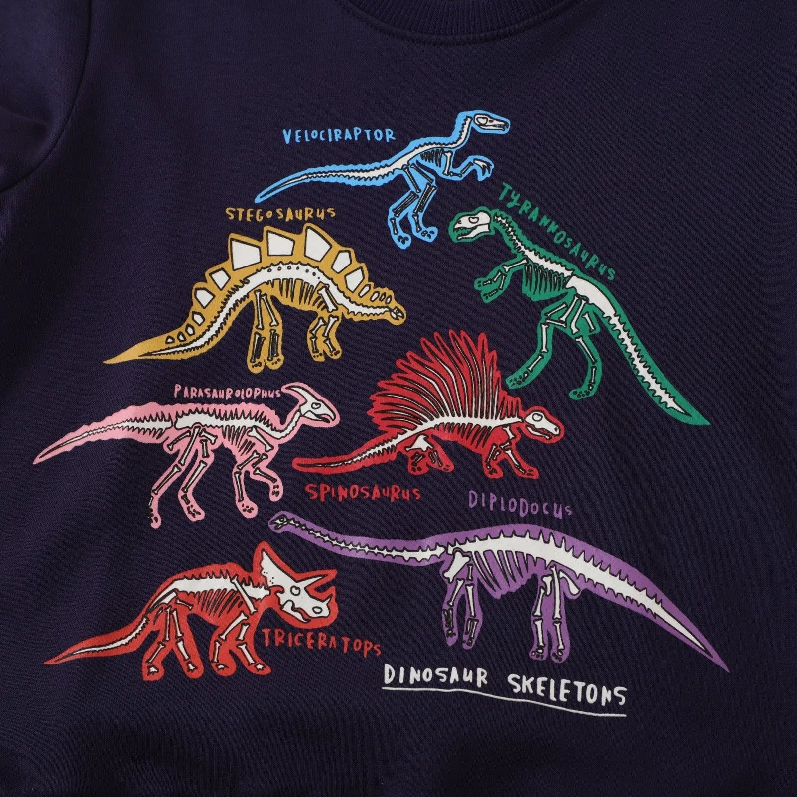 Glowing Dinosaur Sweatshirt - Mini Taylor
