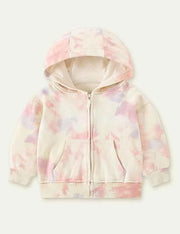 Gradient Printing Hooded Jacket - Mini Taylor
