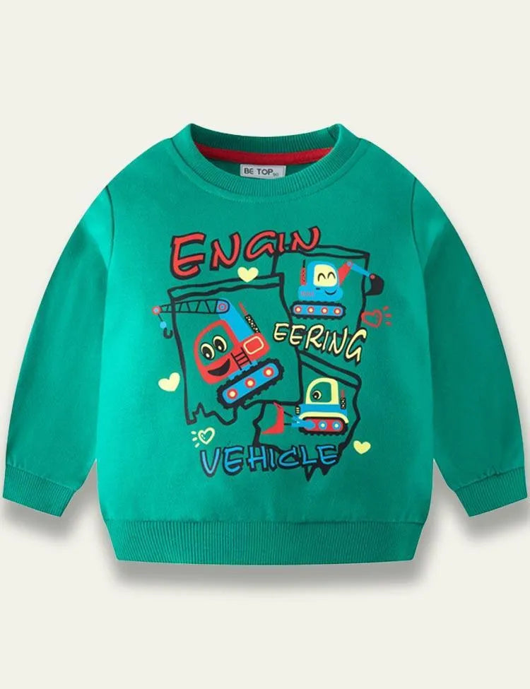 Handsome Vehicle Sweatshirt - Mini Taylor