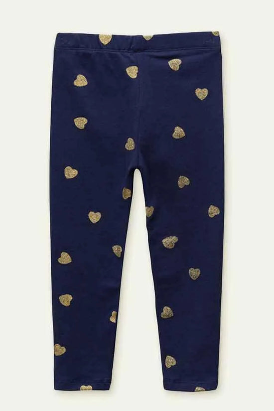 Heart Printing Leggings - Mini Taylor