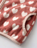 Heart Printing Polar Fleece Jacket - Mini Taylor