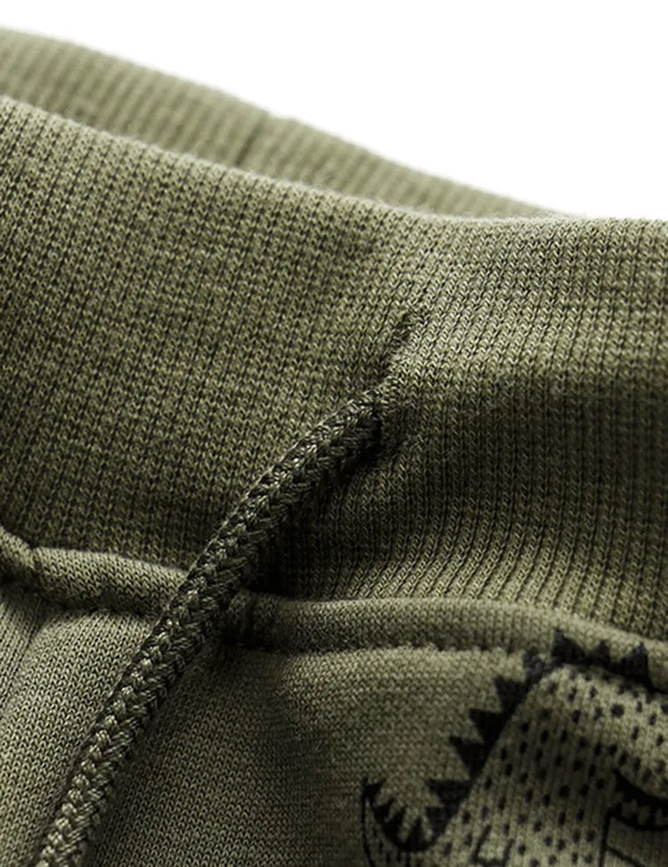 Illustration Dinosaur Printed Sweatpants - Mini Taylor