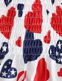 Independence Day Star Heart Printed Dress - Mini Taylor
