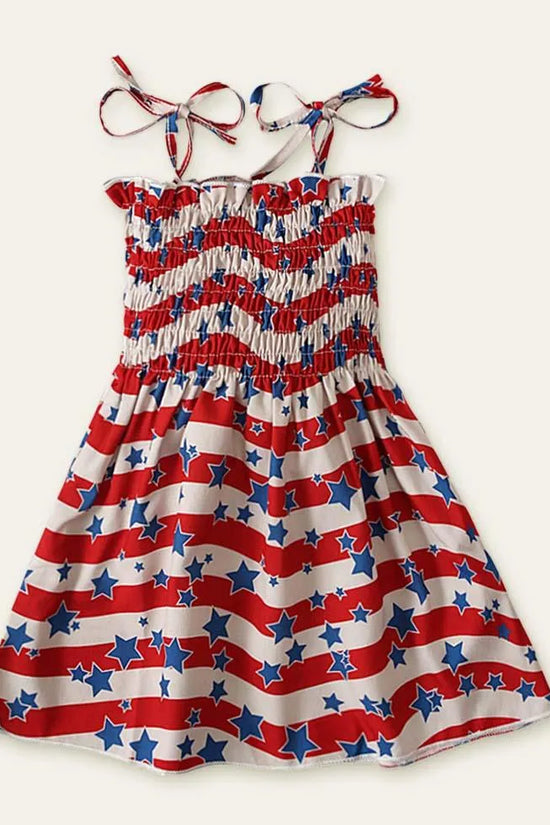 Independence Day Star Printed Dress - Mini Taylor