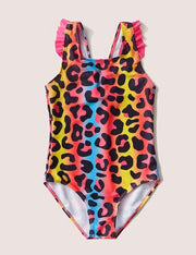 Leopard Print Color Swimsuit - Mini Taylor