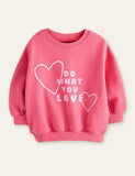 Love Printed Sweatshirt + Leggings - Mini Taylor