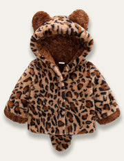 Multicolor Fox Plush Coat - Mini Taylor