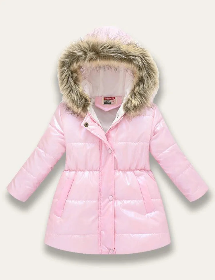 Multicolor Glossy Printed Cotton Coat - Mini Taylor