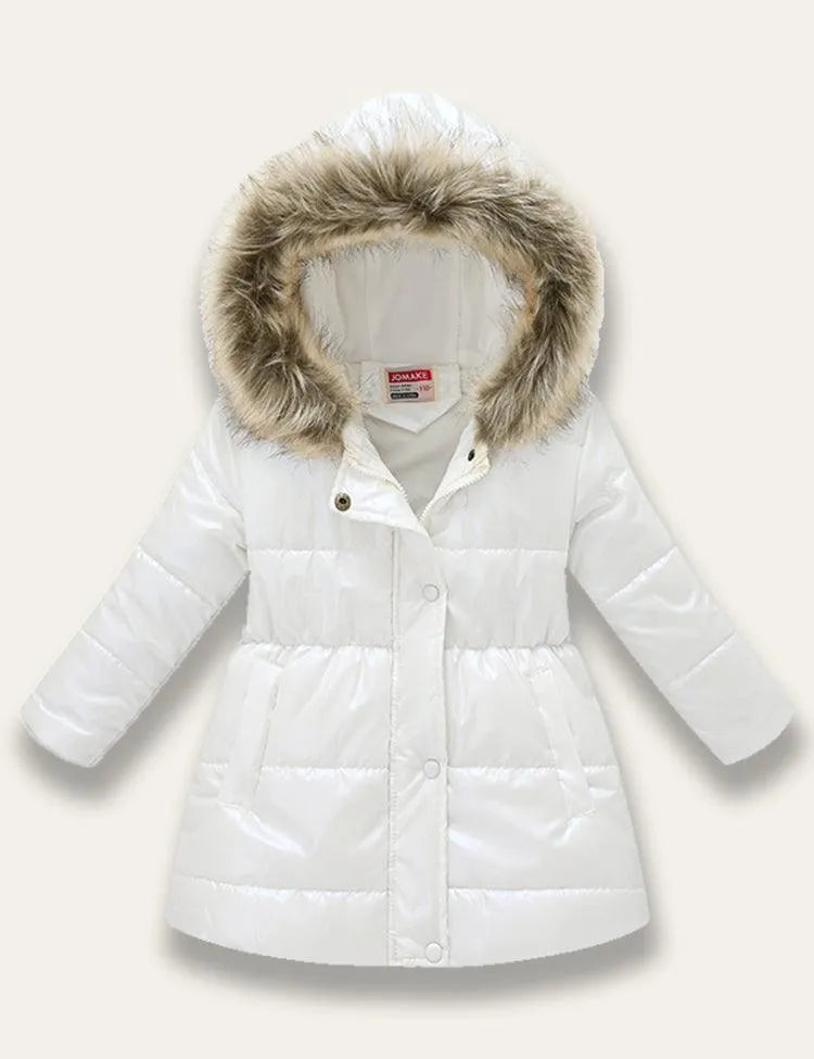 Multicolor Glossy Printed Cotton Coat - Mini Taylor