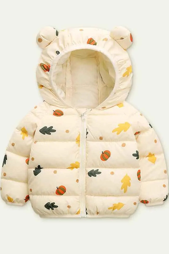Pattern Print Cotton-Padded Jacket - Mini Taylor