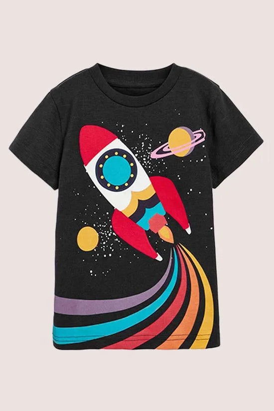 Planet Rocket T-shirt - Mini Taylor
