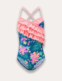 Printed One Piece Swimsuit - Mini Taylor