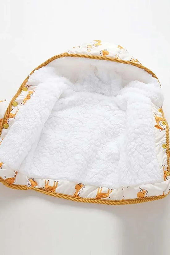 Printing plus Velvet Cotton-Padded Jacket - Mini Taylor