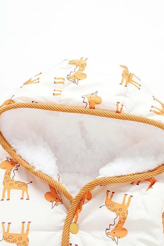 Printing plus Velvet Cotton-Padded Jacket - Mini Taylor