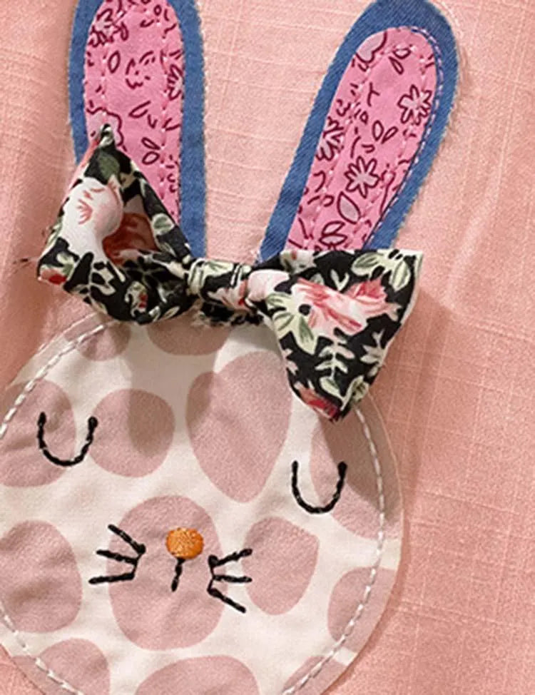 Rabbit Bow Appliqué Dress - Mini Taylor