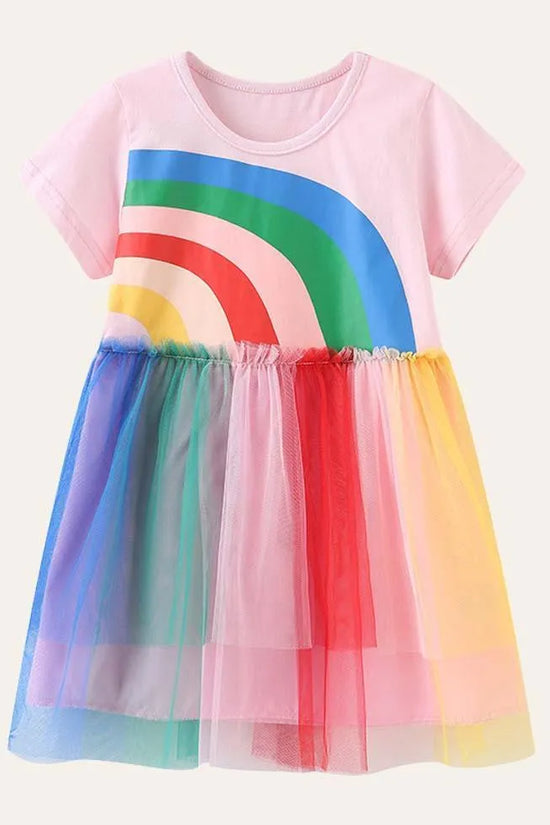 Rainbow Tulle Dress - Mini Taylor