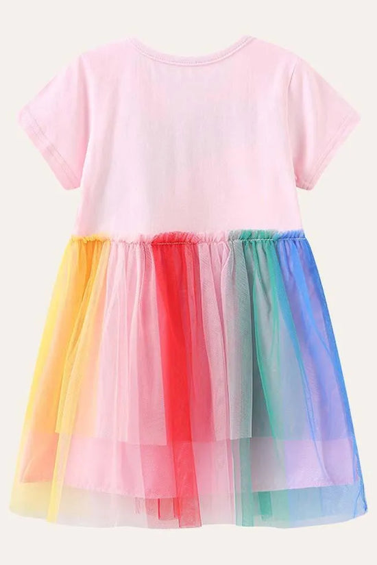 Rainbow Tulle Dress - Mini Taylor