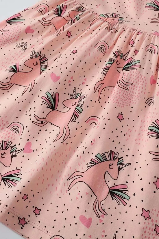Rainbow Unicorn Dress - Mini Taylor