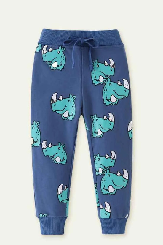 Rhino Print Sweatpants - Mini Taylor