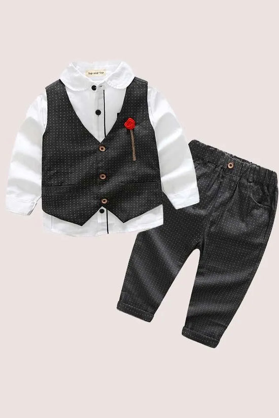 Rose Vest Party Suit - Mini Taylor