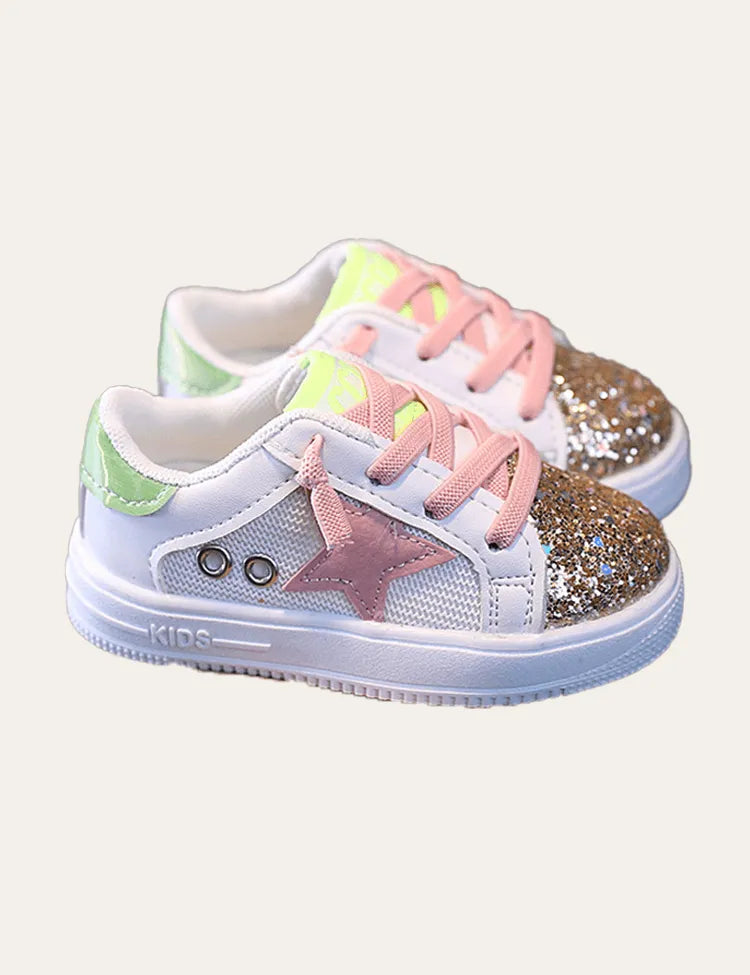 Sequined Star Casual Sneakers - Mini Taylor