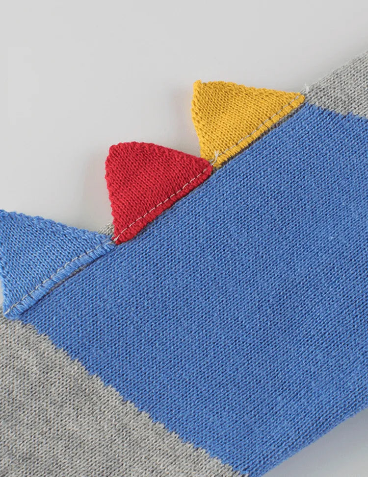 Shy Dinosaur Pattern Sweater - Mini Taylor