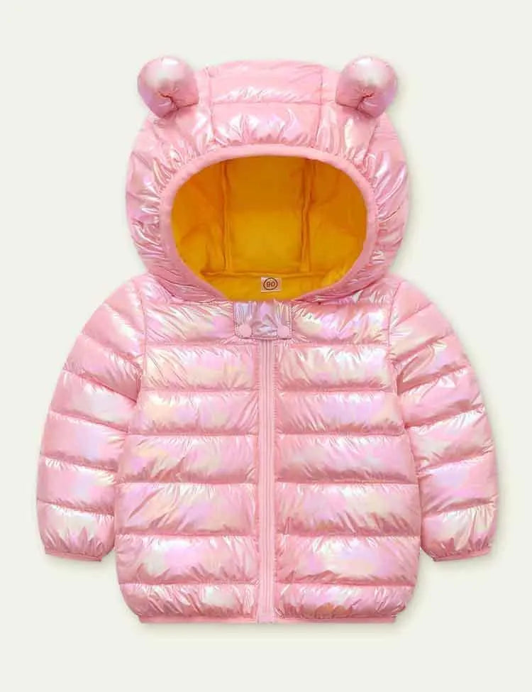 Solid Color Glossy down Jacket - Mini Taylor