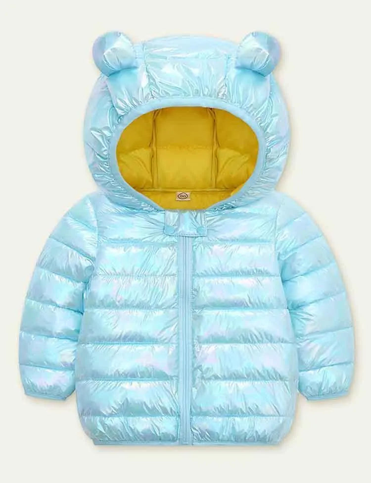 Solid Color Glossy down Jacket - Mini Taylor
