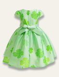 St. Patrick's Day Clover Printed Dress - Mini Taylor