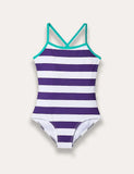 Striped One-piece Swimsuit - Mini Taylor